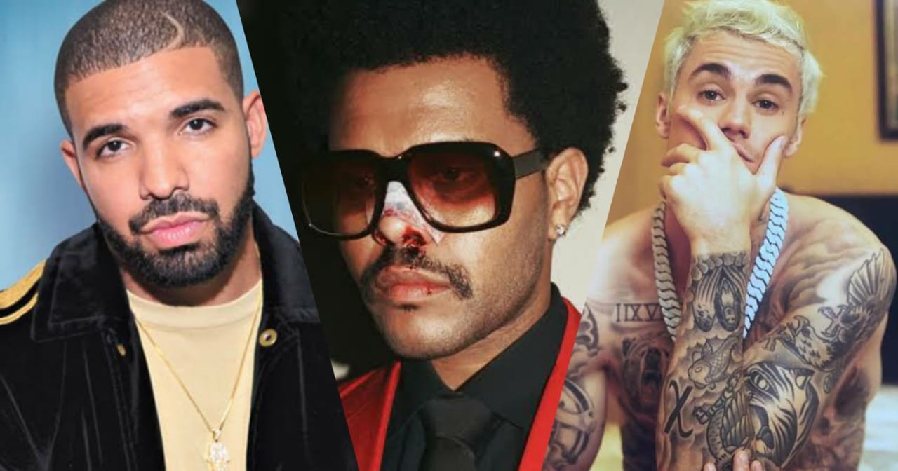 Surgem rumores que apontam uma possível colaboração entre Justin Bieber, Drake e The Weeknd