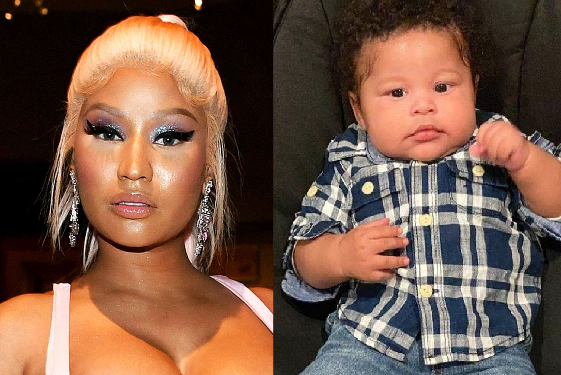 Nick Minaj e seu filho (Foto: Reprodução/ Instagram)