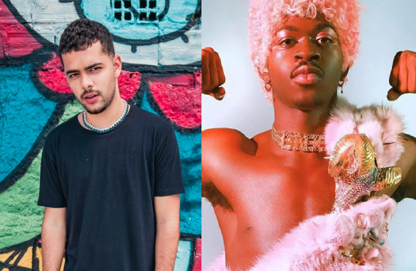 Pedro Sampaio e Lil Nas X - Imagem: Reprodução