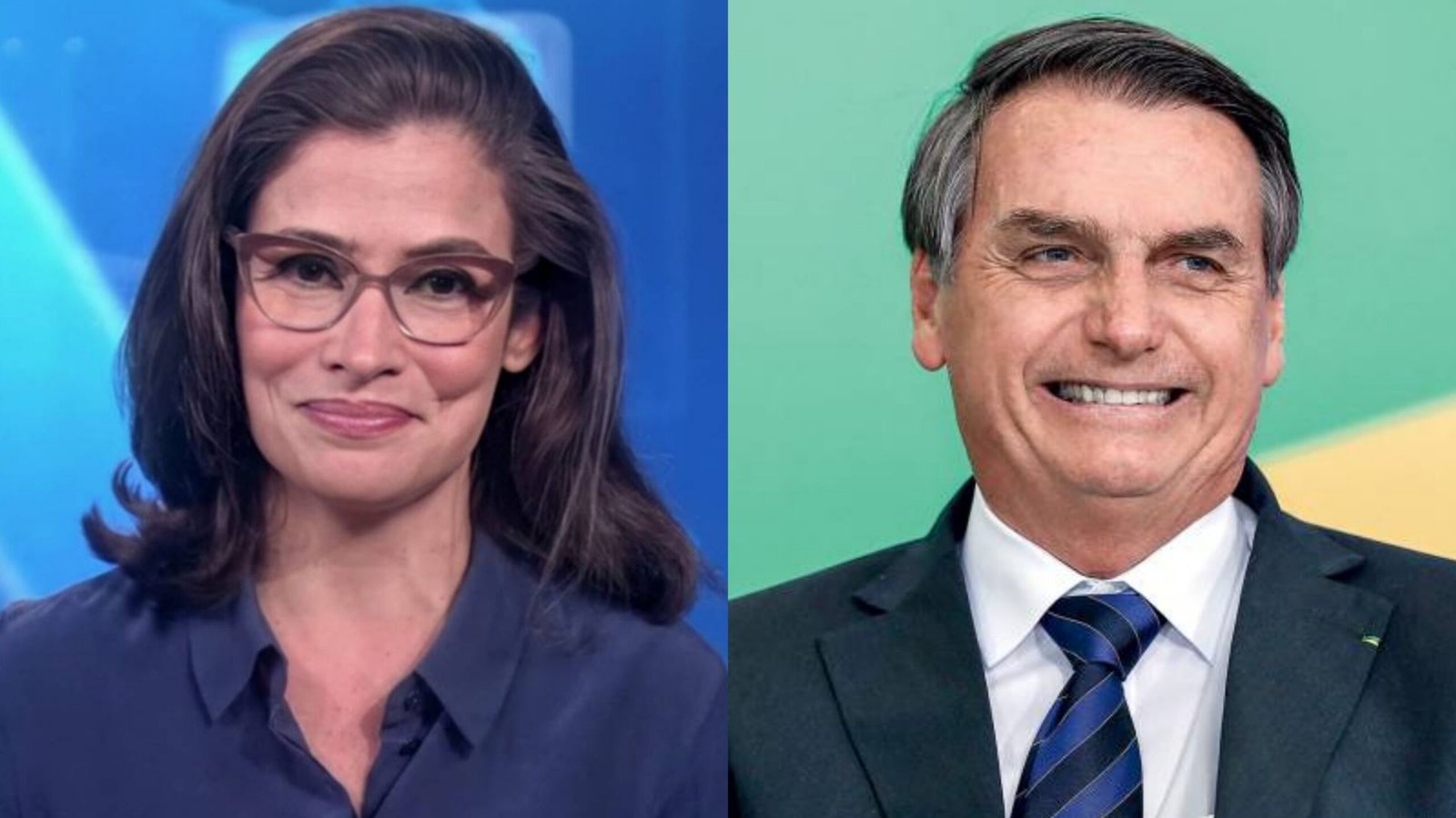 Renata Vasconcellos comete gafe ao chamar Bolsonaro de "ex-presidente" e web reage: "tomara"