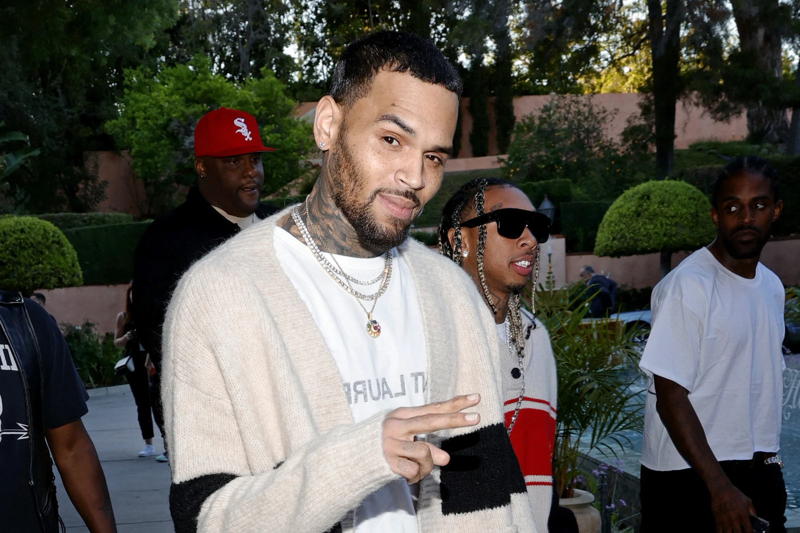 Governanta acusa Chris Brown de sacrificar cachorro que a atacou para destruir evidência