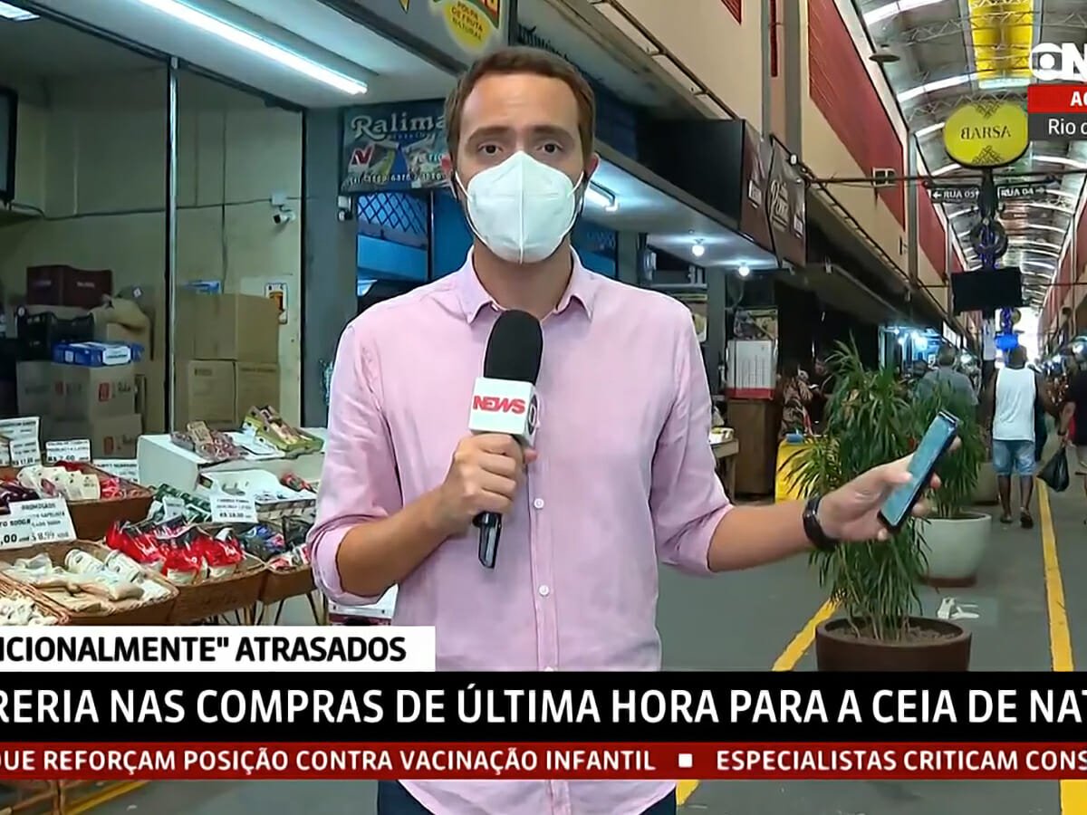 Repórter da Globo confunde Natal com anal durante link ao vivo