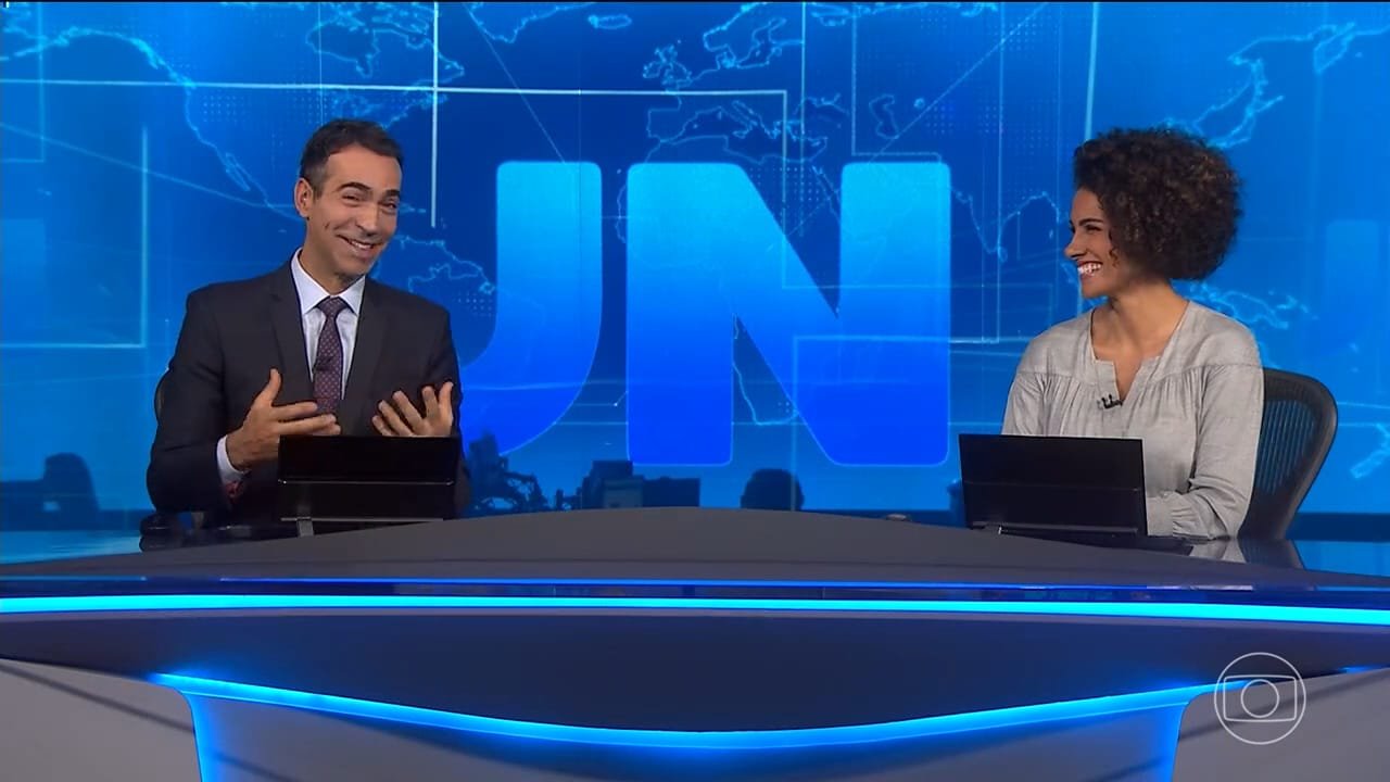 César Tralli comete gafe no “Jornal Nacional”