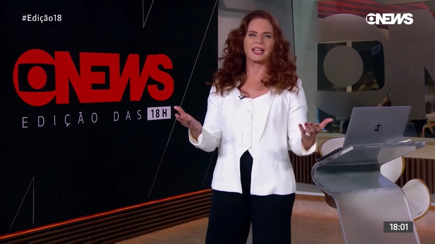 Novos planos? GloboNews coloca Leilane Neubarth no lugar de César Tralli