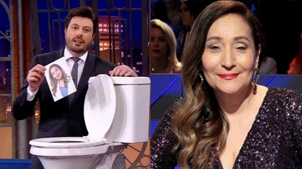Danilo Gentili fica furioso e coloca Sônia Abrão na privada: "Minha opinião"