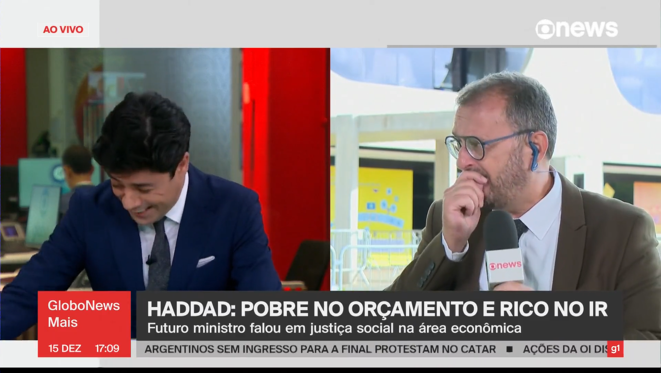 VÍDEO | Comentarista da GloboNews engole mosquito ao vivo e apresentador não contém riso