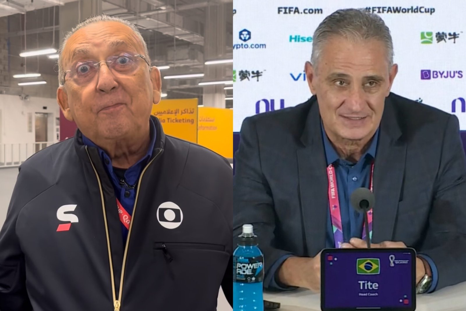 Galvão Bueno/Tite