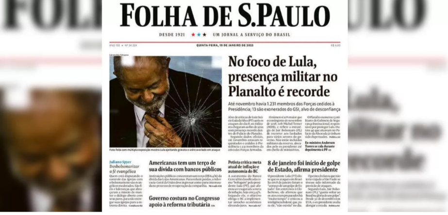 Folha de S.Paulo é detonada após montagem com foto do presidente: "Criminosa"