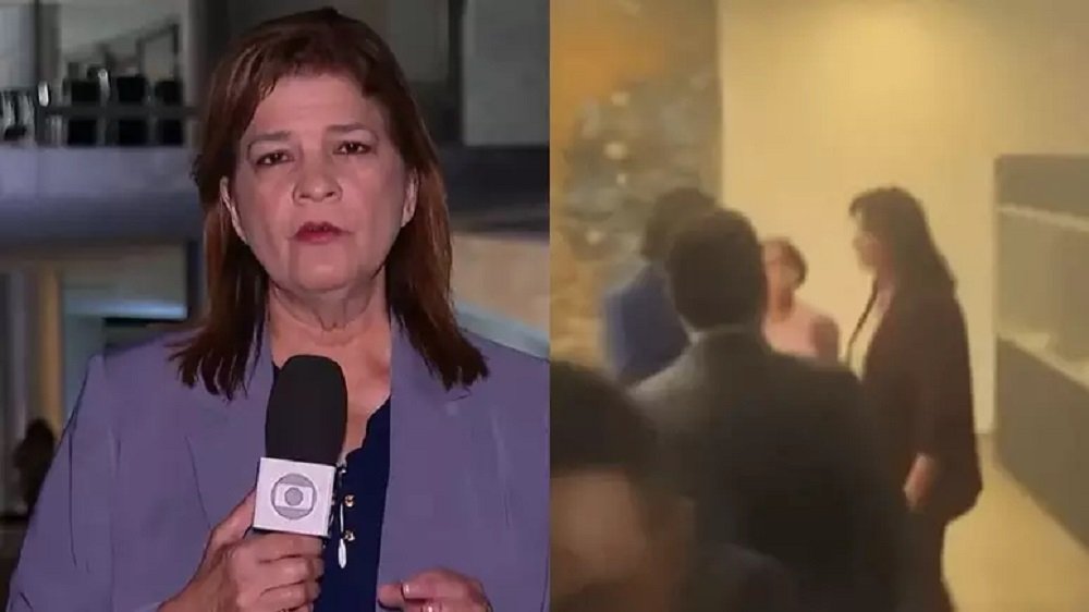 reporter globo agredida palácio
