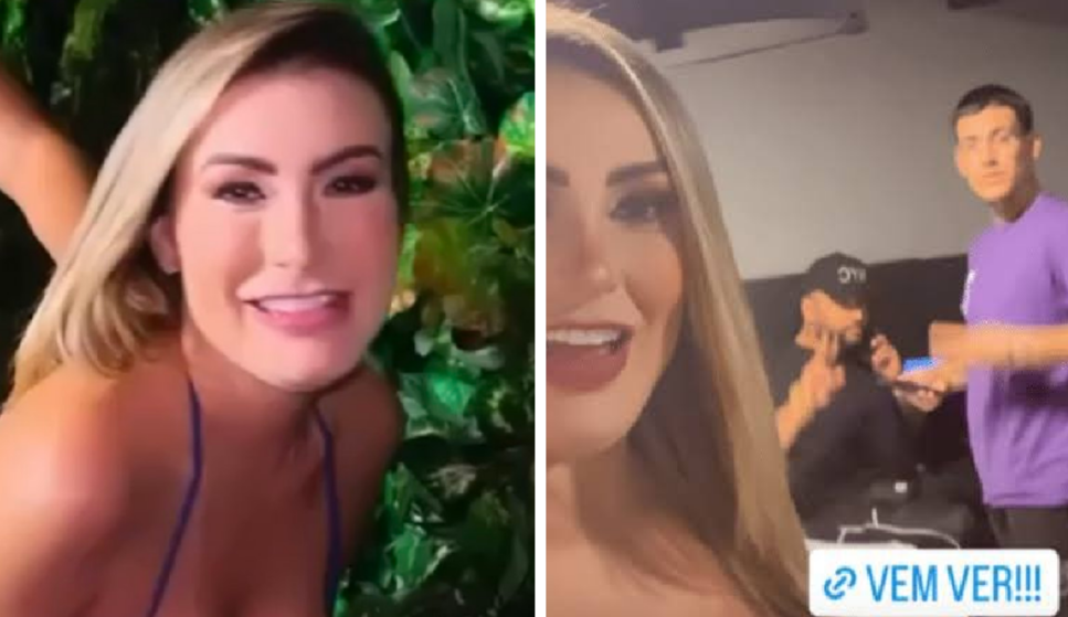 Vídeo de Andressa Urach transando com anão viraliza na web; veja