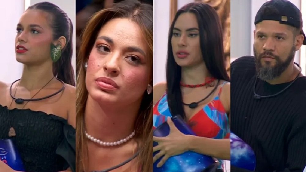 Alane, Beatriz, Isabelle e Juninho estão no 7º Paredão