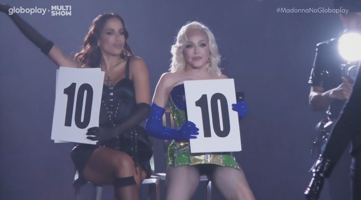 Assista a participação de Anitta no show de Madonna no RJ