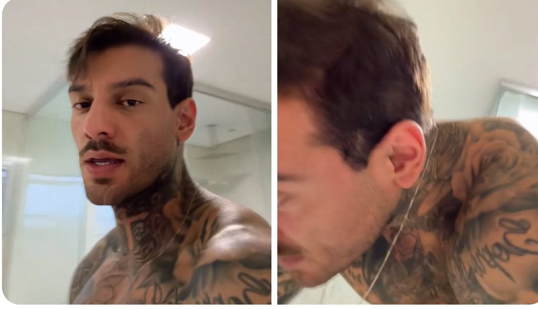 Lucas Lucco barbariza e aparece p*ladão em novo vídeo