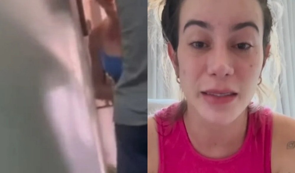 influencer encontra ex na cama com outro homem