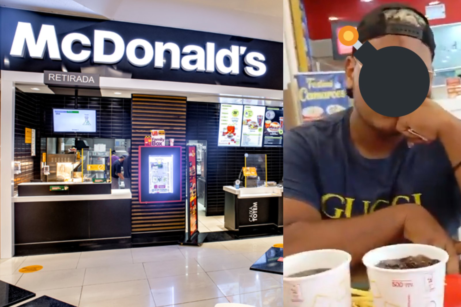 VÍDEO: Esposa descobre traição, expõe prints e flagra marido com amante no MC Donald's