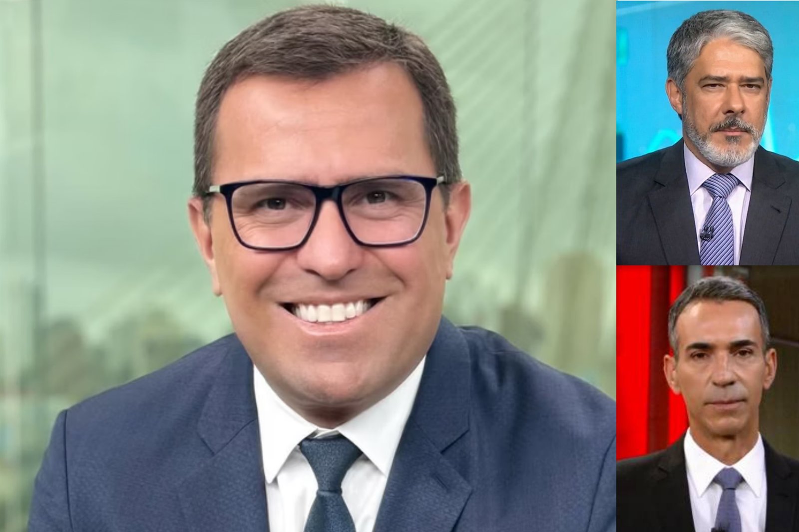 Rodrigo Bocardi entra na mira do SBT e deixa de seguir Bonner e Tralli nas redes sociais