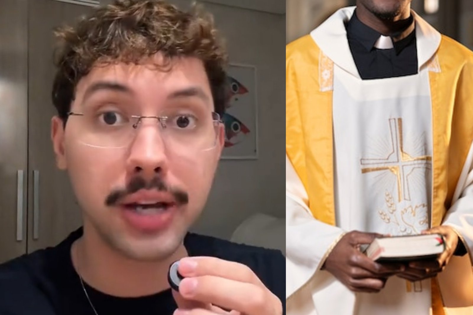 Influenciador expõe assédio envolvendo padre famoso em academia: "Olhava a jeb@ dos outros"
