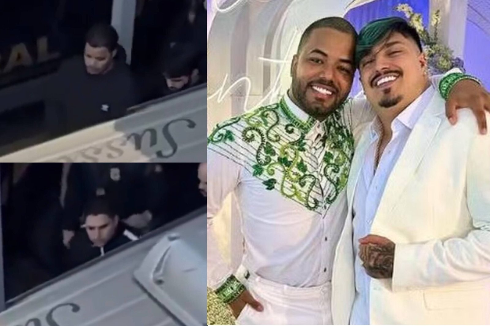 Hytalo Santos e companheiro surgem irreconhecíveis durante transferência para presídio em João Pessoa; veja vídeo