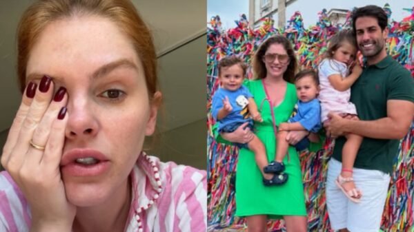 Bárbara Evans surge desesperada após filha de 4 anos sofrer acidente doméstico