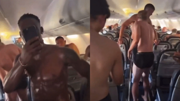 Falha no ar-condicionado faz jogadores do Monaco ficarem de cueca em avião