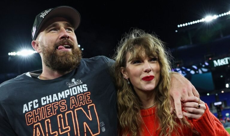 Travis Kelce fala pela primeira vez sobre noivado com Taylor Swift e revela detalhes românticos