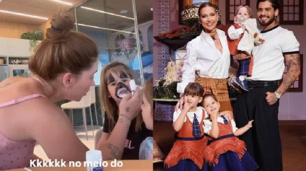 Filha pede a Virginia abraço de Zé Felipe: "Pede o papai para vir aqui”; assista