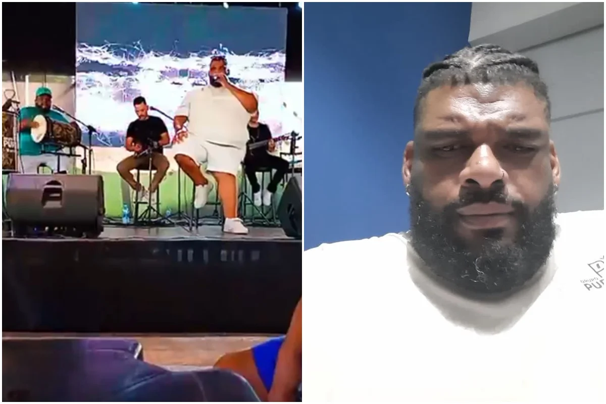Cantor é empurrado durante show e caso ganha nova reviravolta após acusação de jovem