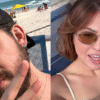 Tá rolando? Gustavo Mioto e Mari Menezes são vistos juntos em praia do Rio e movimentam a web