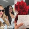 Virginia Fonseca é recebida com buquê de rosas em Madri: “Que sejam dias especiais”