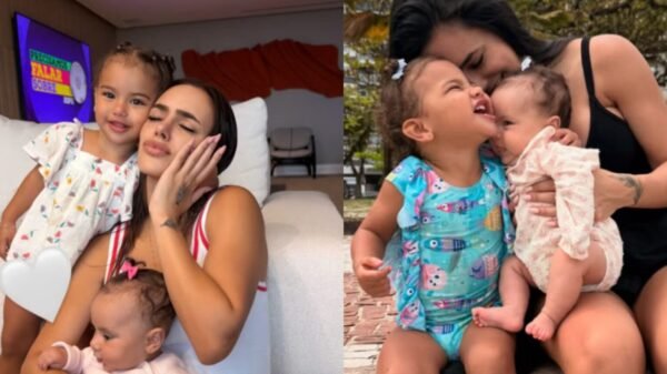 Bruna Biancardi desabafa sobre momento difícil com as filhas doentes ao mesmo tempo