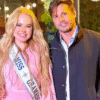 Dado Dolabella tem noite romântica com nova namorada, que usa faixa de miss em jantar