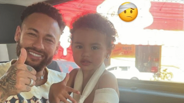 Filha de Neymar e Bruna Biancardi, Mavie é levada ao hospital após fraturar o braço