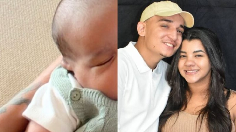 João Gomes e Ary Mirelle encantam fãs ao mostrarem fotos inéditas do filho caçula, Joaquim: “1 mês do brabinho”