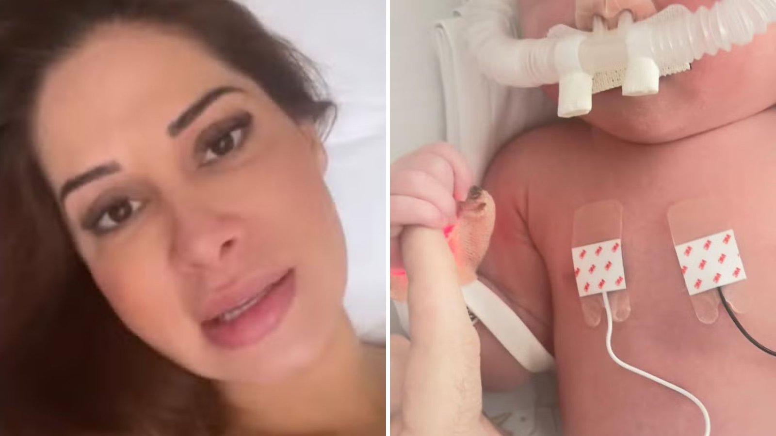 Maíra Cardi relata momentos de tensão após nascimento da filha Eloáh: "Fui me apavorando, foi angustiante"