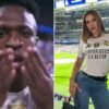 Virginia assiste ao jogo do Real Madrid, Vini Jr marca dois e web vibra: "Pé quente"