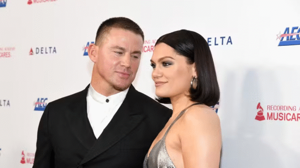 Channing Tatum e Jessie J no evento MusiCares Person of the Year, em Los Angeles, em 24 de janeiro de 2020 — Foto: Getty Images