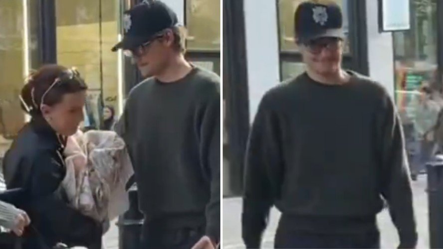 Millie Bobby Brown repreende paparazzi e fãs cobram postura do marido da atriz: "Não segurou nem a bolsa"