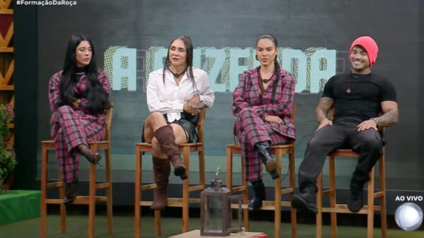 A Fazenda 17: Rayane, Yoná, Tamires e Wallas estão na sétima roça
