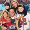 Tom Brady, Gisele e filhos em foto antiga Crédito: Reprodução/Instagram