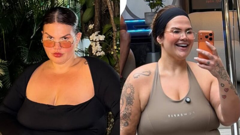 Thais Carla impressiona ao exibir nova silhueta após eliminar mais de 70 kg