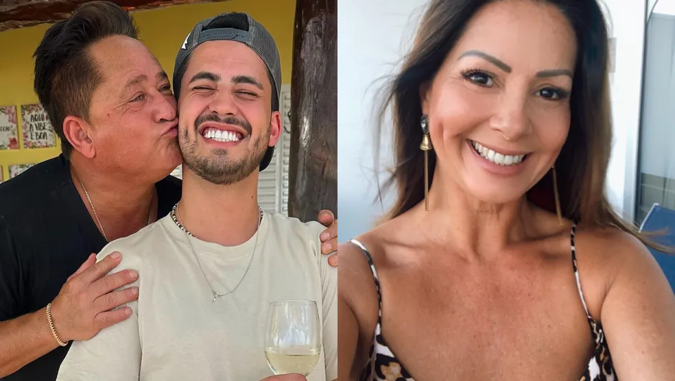 Matheus Vargas, filho de Leonardo, aparece em foto rara ao lado da mãe; veja