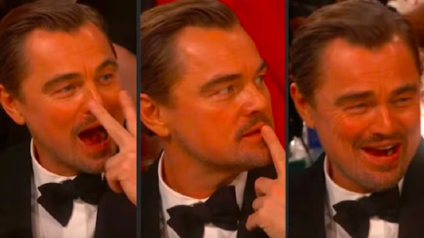 Saiba com quem Leonardo DiCaprio conversava em cena que viralizou no Globo de Ouro
