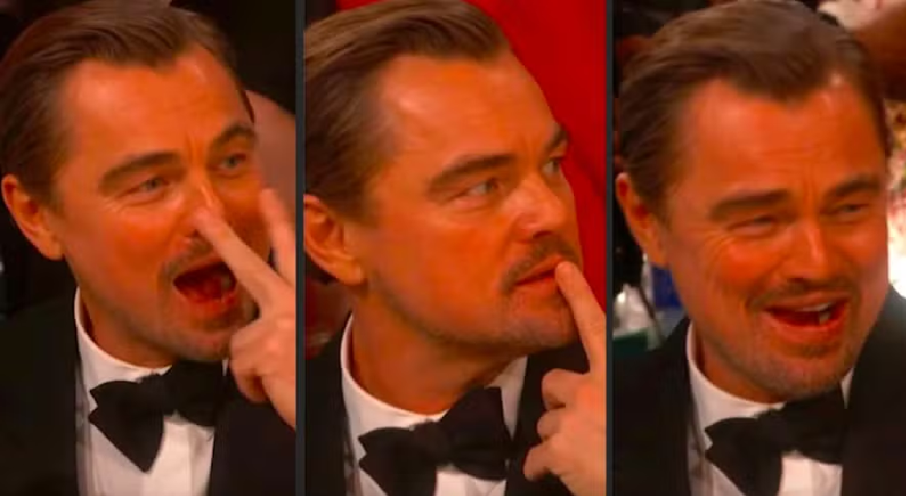 Saiba com quem Leonardo DiCaprio conversava em cena que viralizou no Globo de Ouro