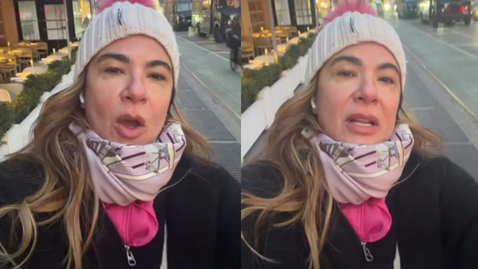 Luciana Gimenez relata apreensão em Nova York diante de previsão de forte nevasca