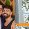 Marido de Erlan Bastos se despede do jornalista durante enterro no Piauí