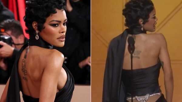 Teyana Taylor vence Globo de Ouro e chama atenção com look fio-dental durante discurso; veja