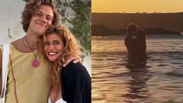 Isadora Cruz e o namorado, o esquiador Lucas Braathen — Foto: Reprodução/Instagram