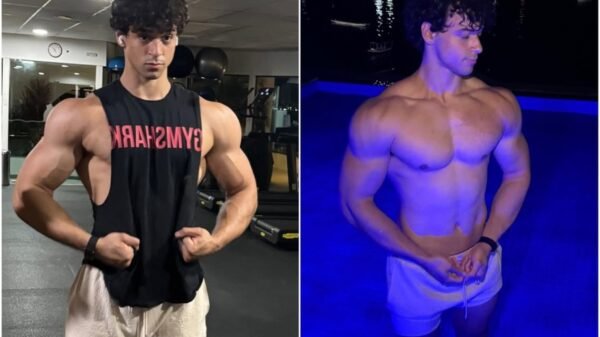 Filho de Carla Perez e Xanddy mantém rotina fitness e relaxa na piscina após curtir trio da mãe em Salvador