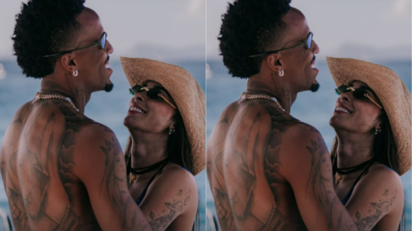 Éder Militão se declara para Tainá Castro em foto romântica: “Te amo”