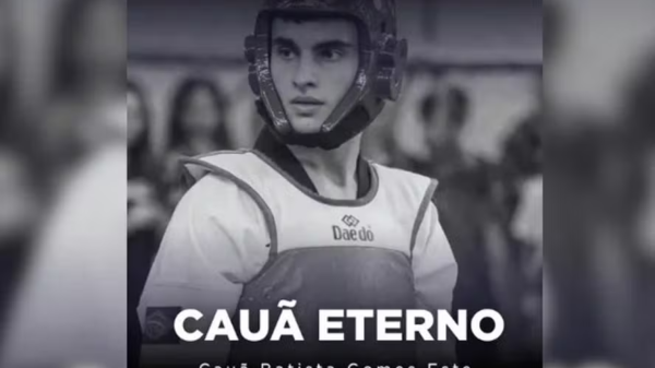 Cauã Batista, promessa do taekwondo, morre aos 18 anos no Rio